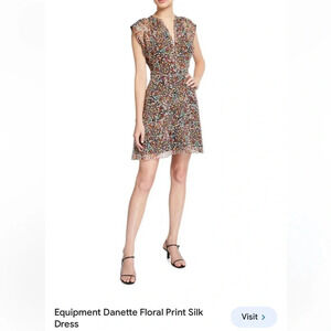 Equipment silk mini dress size XS